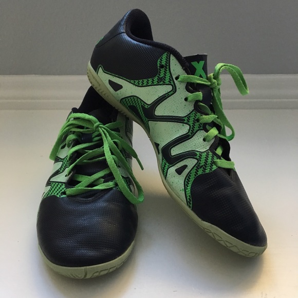 Adidas Shoes Green Indoor Soccer Poshmark